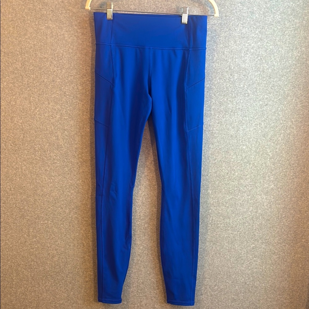 Athleta Blue Contender Tight Leggings, size Small Tall
